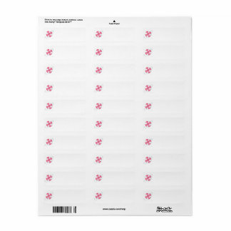Peppermint Candy Retourner l'adresse Étiquettes