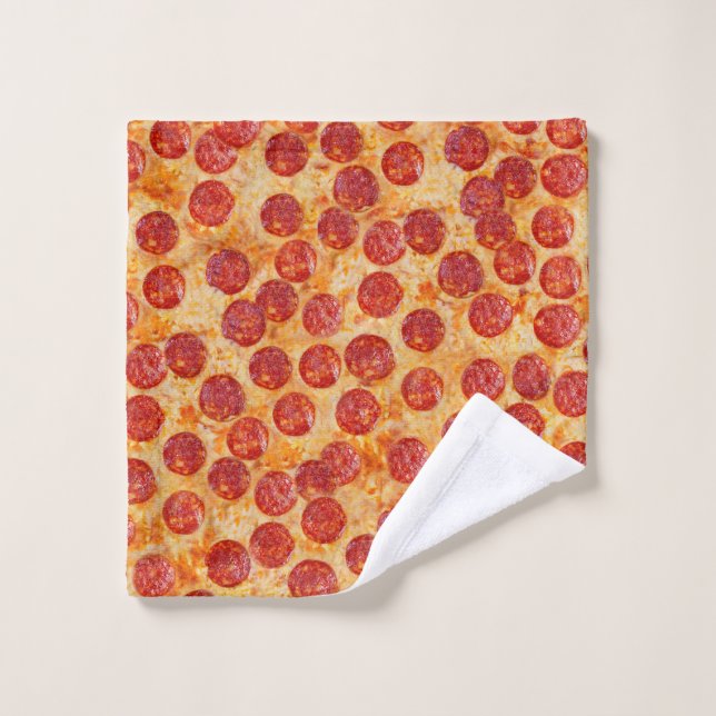 Pepperoni Pizza (Gant de toilette)