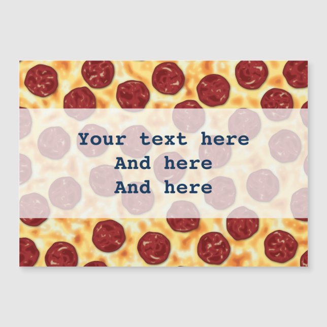 Pepperoni Pizza Motif (Devant)