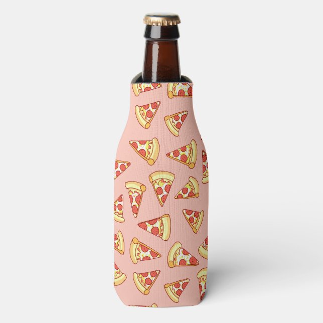 Pepperoni Pizza Slice Dessin Motif Boire Glacière (Bottle Devant)