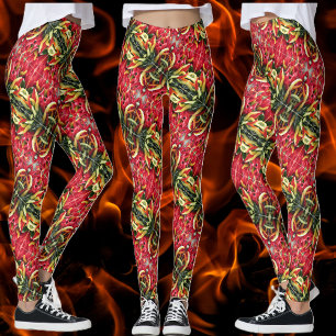 Peppers Hot Chili Design Moderne Leggings