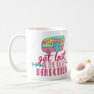 Perdre Dans La Bonne Direction Camping Mugs