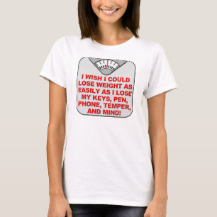 Perdre du poids et mon esprit drôle T-Shirt Tees