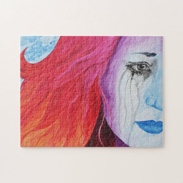 Perdre la couleur Surreal Original Art Puzzle (Horizontal)