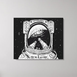 Perdu Dans L'Espace Impression De Toile Étendue
