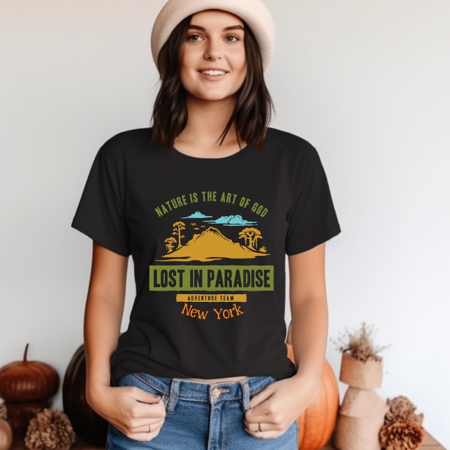 Perdu en T-shirt Paradise (Créateur téléchargé)