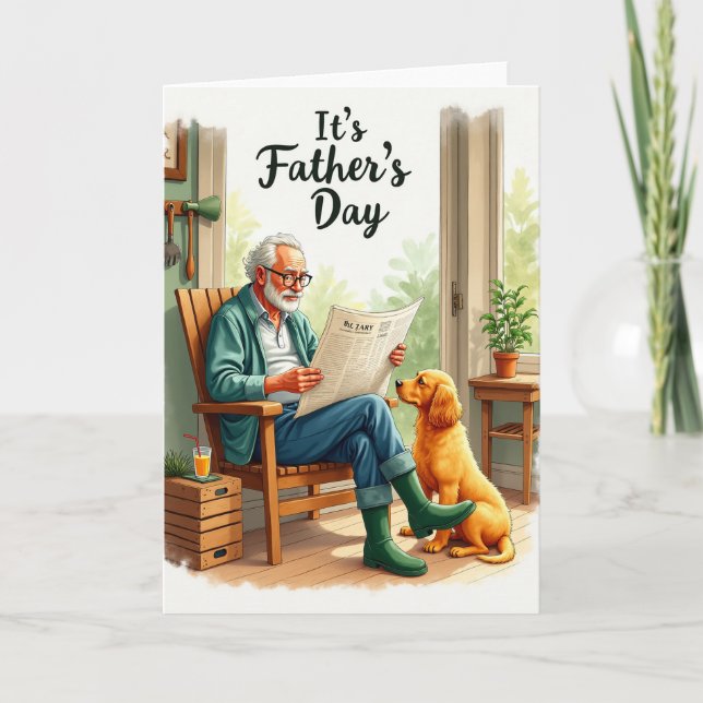 Père aimant carte de lecture (Devant)