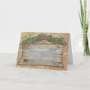 Père amitié - Carte de voeux