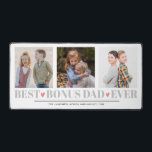 PÈRE BEST BONUS PAPA JAMAIS collage 3 Photo PINK<br><div class="desc">Surprenez votre STEPDAD OU BONUS DAD avec ce tapis de bureau significatif! ! Créez un doux souvenir parfait pour DAD pour Noël ou Fête des pères avec ce design extraordinaire en utilisant trois (3) de vos photos préférées et message personnalisé. "Best BONUS DAD Ever" apparaît le long du fond dans...</div>