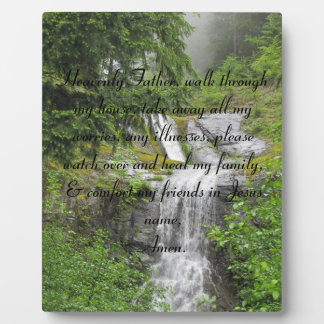 père céleste maison prière Plaque