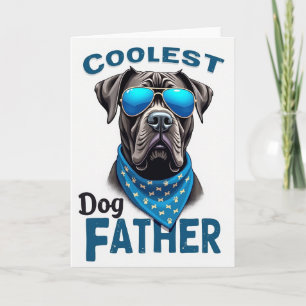 Père Chien Aviateur Carte Sucrée