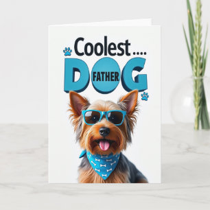 Père Chien Lunettes de soleil drôles Carte