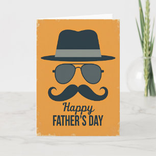Père Cool Silhouette Carte pour Papas