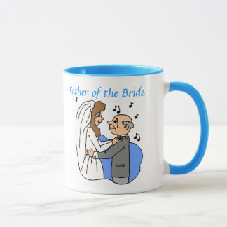 Père de la tasse de jeune mariée