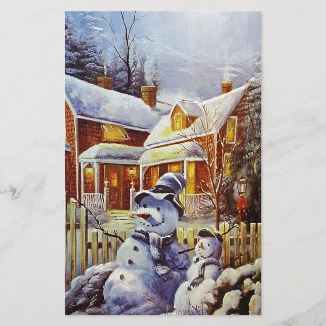 Père et son Snowman (Devant)