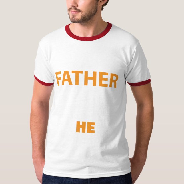 Père le T-shirt à sonnerie de base pour hommes (Devant)