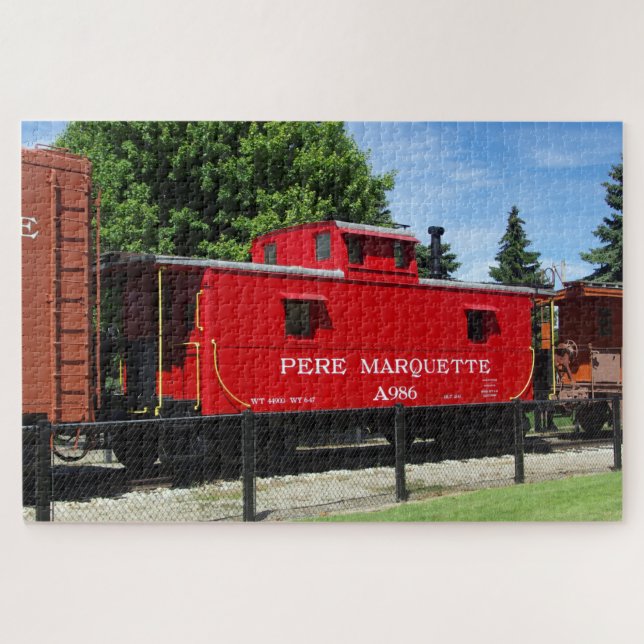 Pere Marquette Caboose puzzle puzzle (Horizontal)