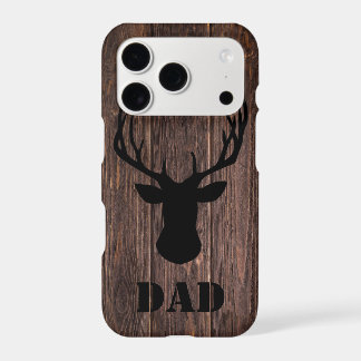Père motif bois de cerf de la forêt rustique