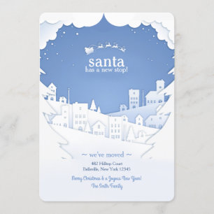 Père Noël A Une Nouvelle Carte De Vacances Stop