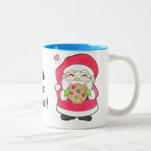 Père Noël aime les cookies Mug