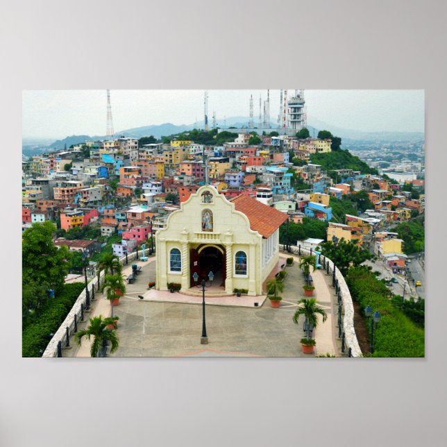 Père Noël Ana Chapel, Guayaquil, Equateur Poster (Devant)