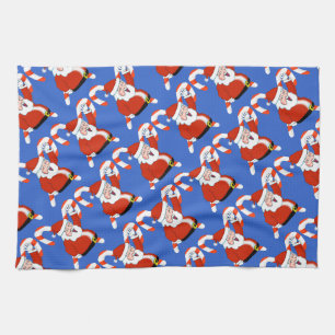 Père Noël avec Sucres de canne Serviette de cuisin