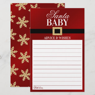 Père Noël Baby Baby shower de Noël Conseils et s