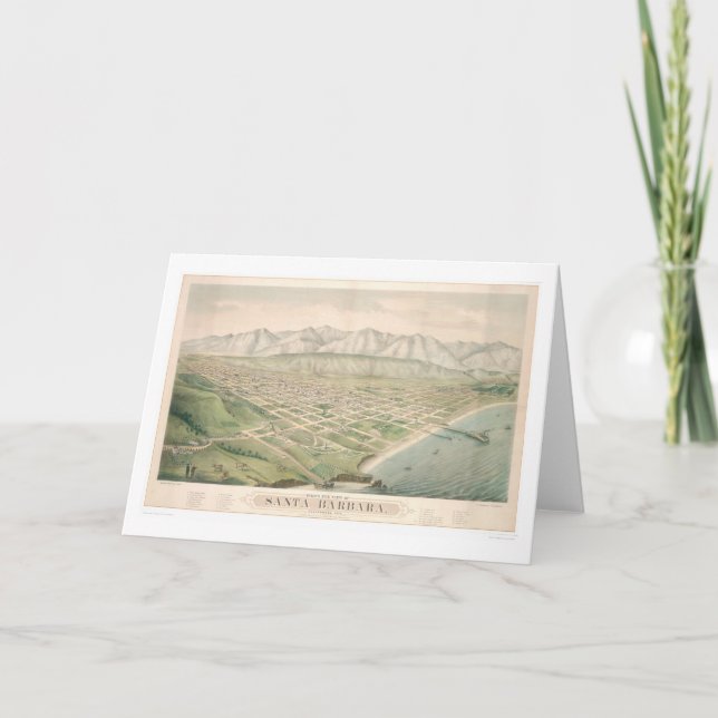 Père Noël Barbara, CA. Carte panoramique 1877 (158 (Devant)