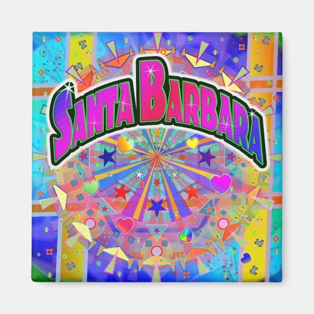 Père Noël Barbara Cosmic Unity Magnet (Devant)