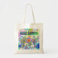 Père Noël Barbara Deep Dream Sac fourre-tout