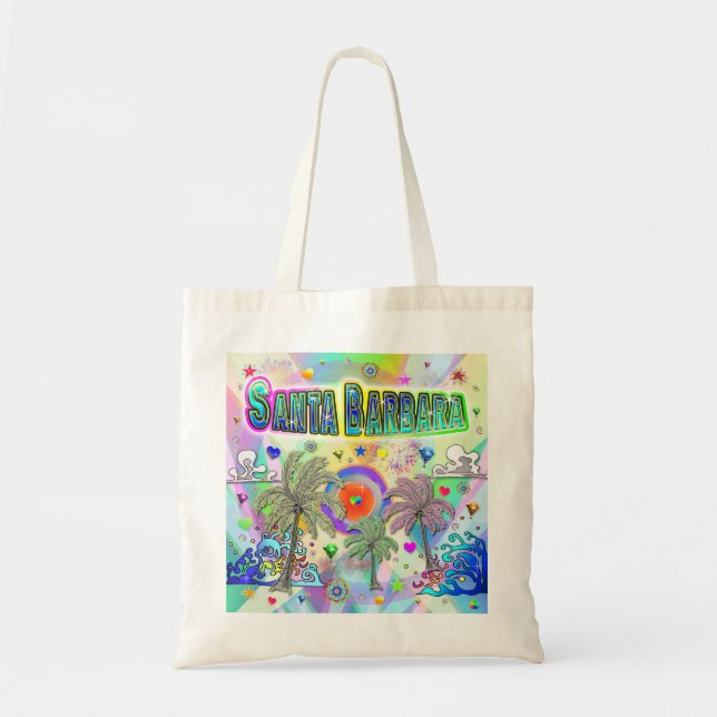 Père Noël Barbara Deep Dream Sac fourre-tout (Devant)