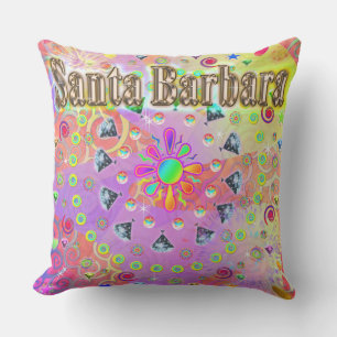 Père Noël Barbara Lucky Golden Coussin