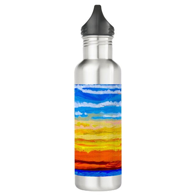 Père Noël Barbara Sunset bouteille d'eau (Gauche)