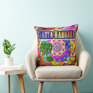 Père Noël Barbara Tropical Friends Coussin