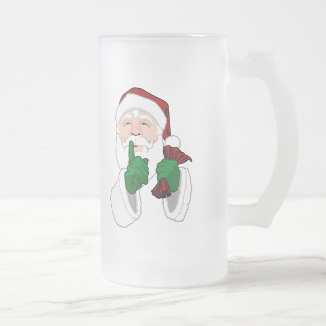 Père Noël Beer Mug Festive Noël Père Noël Coupe de (Droit)
