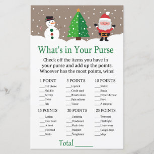 Père Noël, bonhomme de neige Qu'y a-t-il dans votr