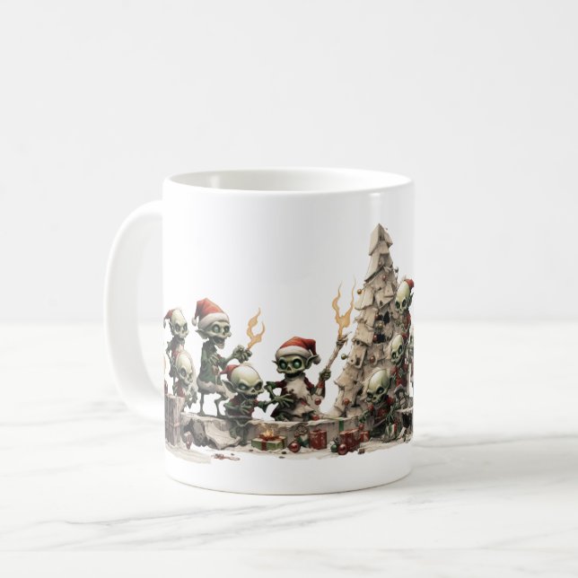 Père Noël brouillards fabricants tasse (Devant gauche)