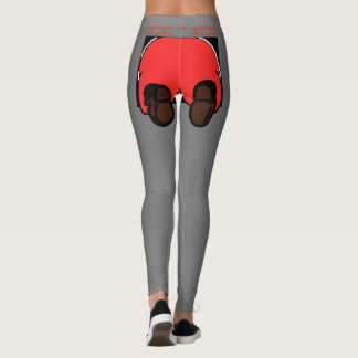 Père Noël Butt Leggings Grey