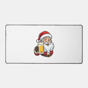 Père Noël buvant de la bière Graphique de Noël