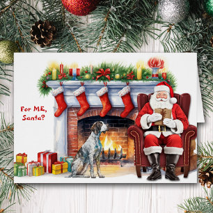 Père Noël Cadeau Allemand Pointeur court vacances