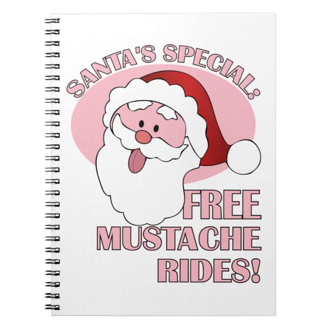 Père Noël carnet des tours de moustache (Devant)