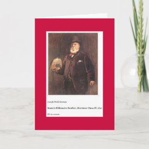 PÈRE NOËL CARTE BROTHER CHRISTMAS