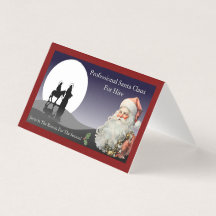 Père Noël Carte de visite Jésus Est La Raison Mail