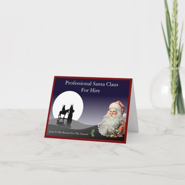 Père Noël Carte de visite Mailer (Devant)