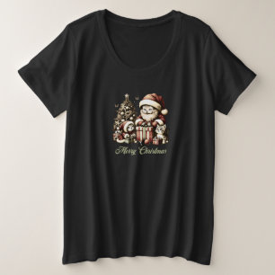 Père Noël Cat et ses petits assistants en style Vi