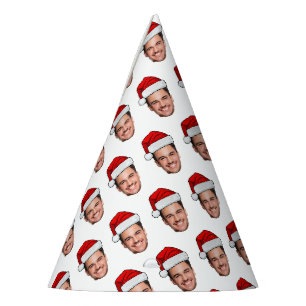 Père Noël Chapeau de Noël Photo de Visage Personna