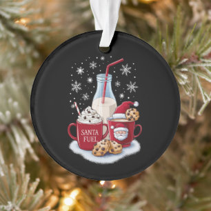 Père Noël Christmas Milk and Cookies Latte Family 