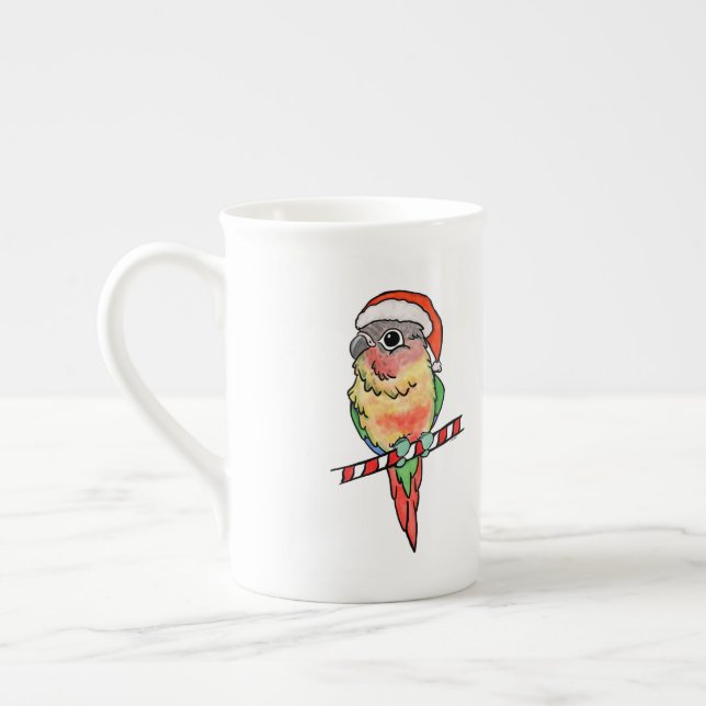 Père Noël Conure Christmas Mug (Gauche)
