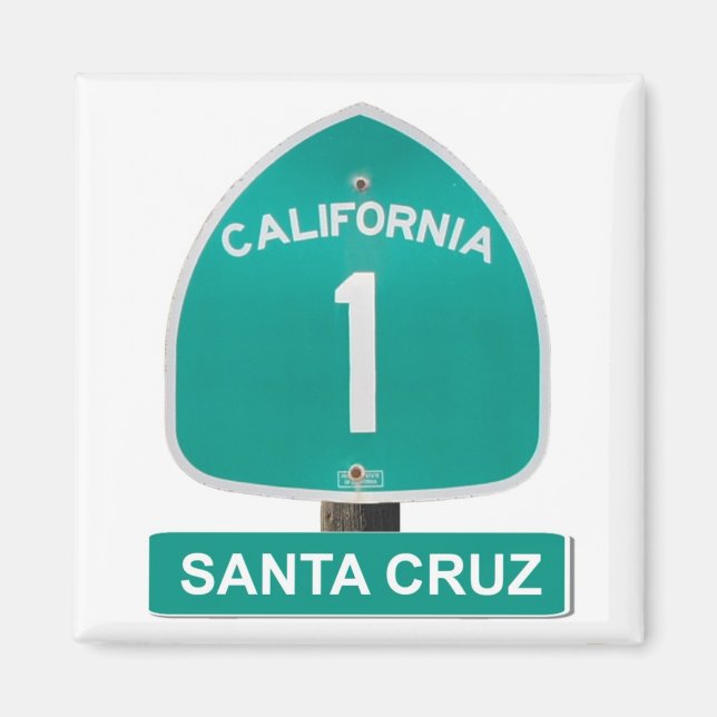 Père Noël Cruz California Highway 1 Magnet (Devant)