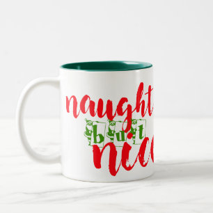 père Noël dit coquin mais joli design de tasse de 